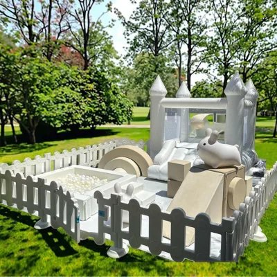 Wholesale Indoor Toddler Soft Play Climber Equipment Sets Kids Party Rental and School Playground Fence for Party Business