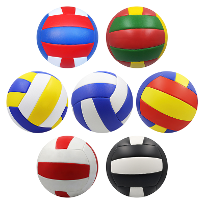 Colorful Beach Volleyball Ball Multi-pattern Print Pvc Volleyball for Sport Competition
