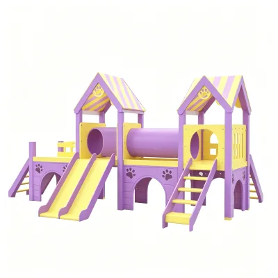 All-in-One Pet Agility Playground Complete Exercise Facility for Small Medium Dogs
