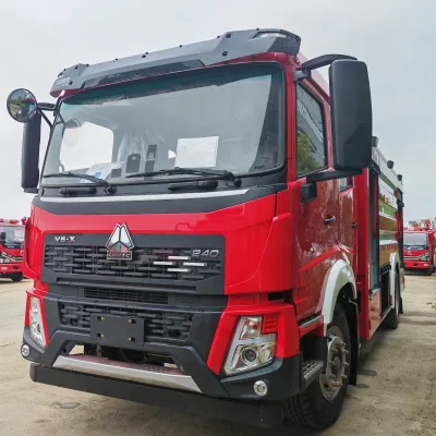 Sinotruk howo 10000L 12000L Multi Agent Fire Truck 4*2 Fire Pumper Truck Off Road Fire Truck