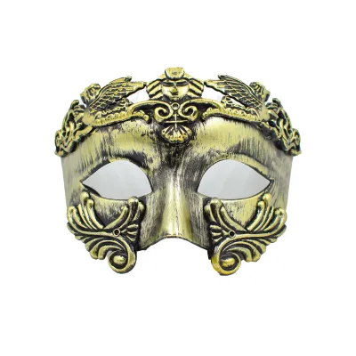 Halloween Retro Roman Venetian Half - Face Mask Antique - Style Carved for Phantom of the Opera Masquerade Party Decoration