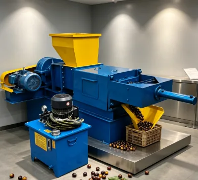 High Performance Palm Kernel Oil Press Machine with Low Energy Consumption for Remote Rural Palm Fruit Oil Processing Workshop