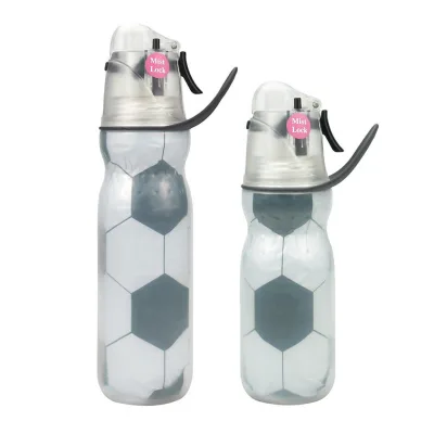 Hot-selling Sports Water Bottle with Spray Lid Direct Drinking Portable Camping Gym Water Cup. 401-500ml Plastic Eco-Friendly