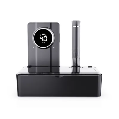 2025 nail drill portable rechargeable nail drill black metal materials rechargeable cordless 40000rpm with storage