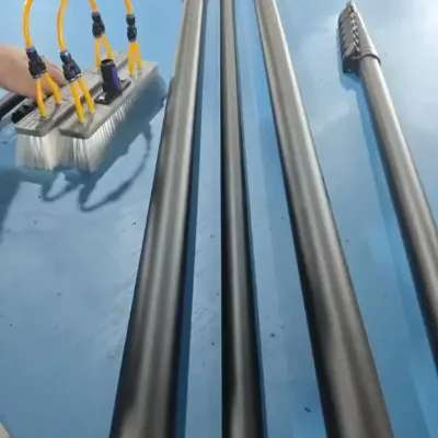 For Disposable Eco-Friendly Telescopic Aluminum Window Cleaning Brushes for Carbon Poles 26/31/45/36cm Metal Material Water Fed