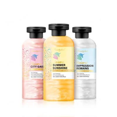 Brightening Remove Acne Shampoo Oil Control Silver Pink Gold Diamond Glitter Body Wash Tender Soothing Long Lasting Scents