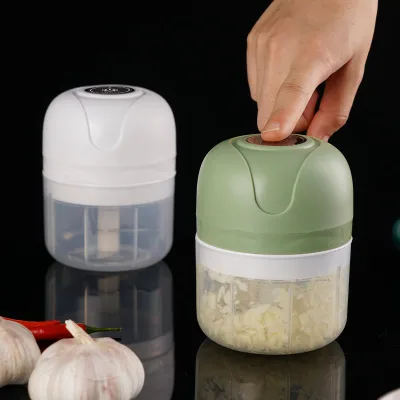 Wholesale Electric Mini USB Rechargeable Garlic Grinder Meat Chili Grinder Chopper Garlic Press Chopper