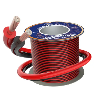 CCA BC 2 Core 0.5MM2 0.75mm2 1.5mm2 2.5mm2 Flat Electric Cable Audio Speaker Cable Wire