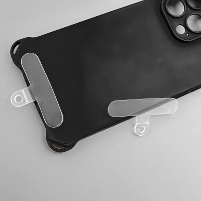 TPU Environmentally Friendly Transparent Fashion Patch Mobile Phone Straps Lanyard Detachable Anti Loss T-Shaped Adaptor Pad