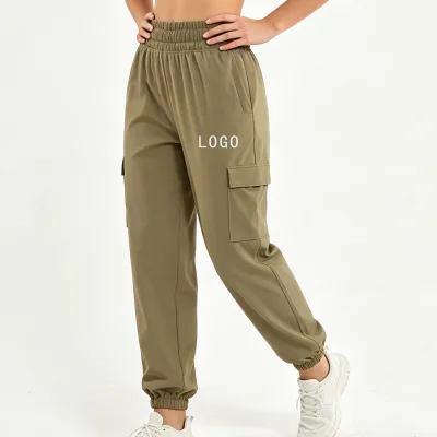Women Sport Joggers Custom logo Comfortable and Stylish Low Price Women's Pants for Lounge and Sport or Leisure Women's Pants