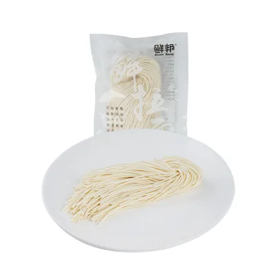 OEM Fresh Lamian Noodles Mixed Instant Dry Noodles Alkaline Water Boiled Convenient Breakfast Fast Food Semi-dry Wheat