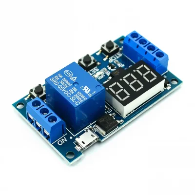 6-30V Trigger Time Delay Relay Circuit Cycle Timer Adjustable Trigger OFF ON Switch Module