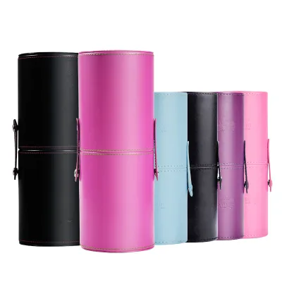 Makeup Brush case Leather Makeup Brush Holder Makeup Brush Cup Holder