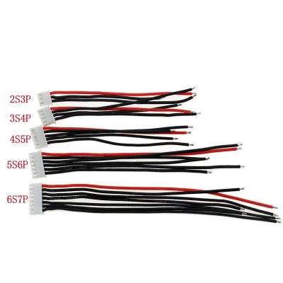 22AWG Silicone Wire 12V Plastic Model Lithium Battery Charging Balance Plug Extend 2S3S4S5S6S Charger Battery Accessories