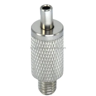 M6 Thread Brass Nickel Plated Adjustable Cable Clamp Hardware Fittings Lighting Accessories for Hanging System Cable