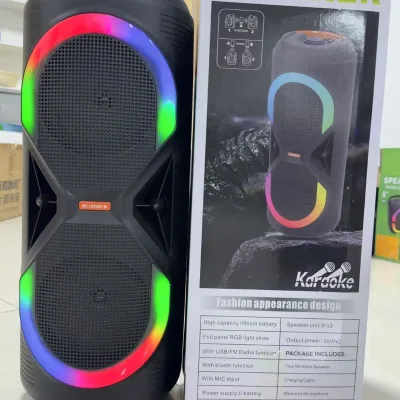 Foreign Trade MS-2085BT-W Dual-Speaker for Speaker Square Dancing Karaoke Wireless Microphone Outdoor Subwoofer 800W FM
