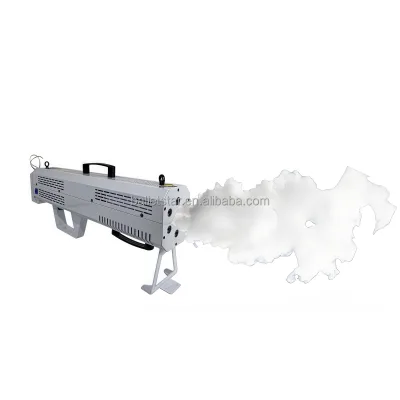 Factory Direct 1500W Portable LED Handheld Smoke Spray Gun Electric Power Source Special Effect DJ Handgun