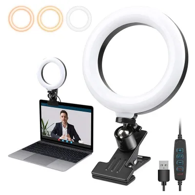 26Cm Ring Light With Tripod Stand for Computer