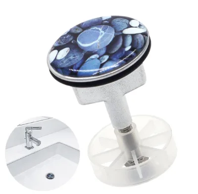 Easy-to-Fit 40MM Home Sink Stopper Universal Plastic PP Washbasin Plug Adjustable Strainer for Kitchen Drain Stopper