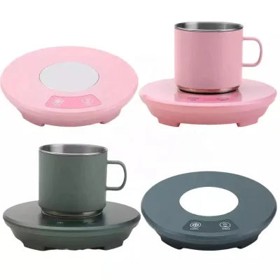 Quick Cooling Heating Cup Coaster Portable Electric Cup Mugs Cooler Warmer Pad Home Office 2 in 1 Cup Holder