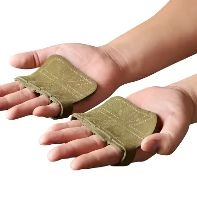 High Quality Weightlifting Workout Palm Protection Gym Accessories Leather Gymnastics Hand Grips