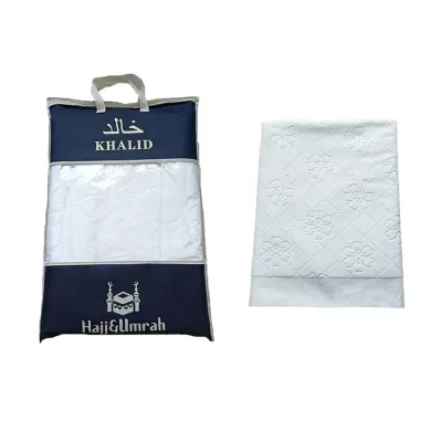 Factory Supply High Quality Ihram Hajj  Towel of Polyester Many Kinds Pattern of Cloth Ihram Hajj Uram