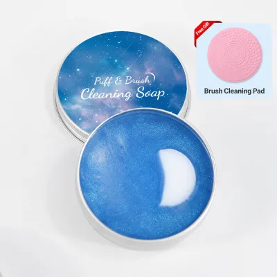 OEM/ODM Makeup Tool Cleaning Soap Gentle on Hands Suitable for Makeup Brushes Powder Puffs and Sponges Handmade (Cruelty-Free)
