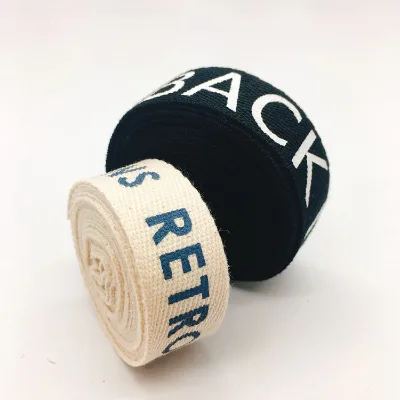 High Quality Custom Printed Cotton Webbing Tape