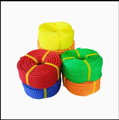 Various Color Customized Twisted PE Rope Coil Polyethylene Rope Packaging