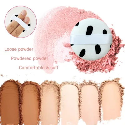 Spotted Round Makeup Puff