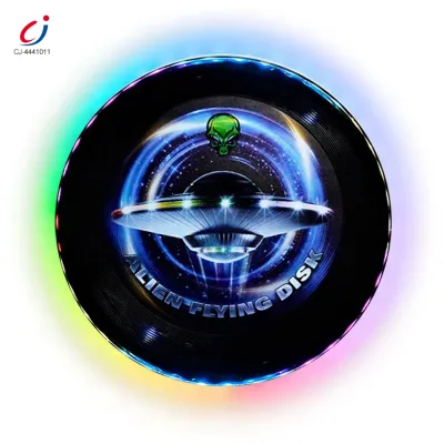 Chengji Throwing Discs Sports Electric Outdoor Game Rotating Toy Colorful Led Flying Disc