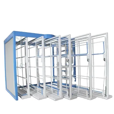 6 Pcs Heavy Duty Metal Shelves  Bedroom Mattress Sliding Portable Display Rack