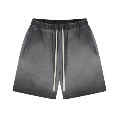 Wholesale Vintage Fade Cotton Sweat Shorts Mens Makers Summer Loose Jogger Shorts Custom Logo Streetwear Shorts For Men