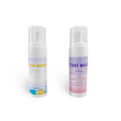Personalized Customization Label 150 ML PH Balance Herbal Cleansing Feminine Wash Vaginal Yoni Clean Foam