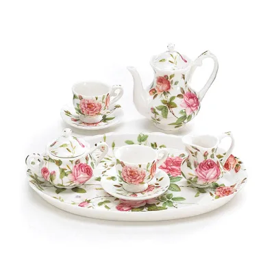 Wholesale Ceramic Handmade Teapot and Tea Cup Set for Home