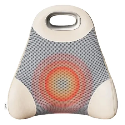 Multifunctional Portable Shiatsu Kneading Back Waist Massager Cushion Infrared Heating for Car Office Chair Body Application