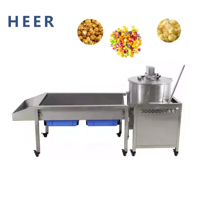 Big Capacity Kettle Corn Popcorn Machine Industrial Popcorn Gas Machine