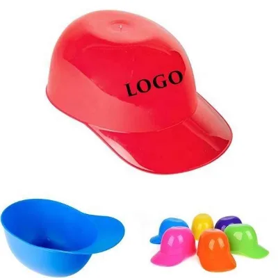 Personalized 8 OZ Mini Baseball Helmet Snack Ice Cream Bowl Plastic Bowls Cups Sundae Dessert Bowl for Birthday Baby Shower