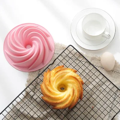 Sale Promotion Steamable Silicone Non-stick Cake Pan Cookie Mold Round Baking Tool for Home Baking Use