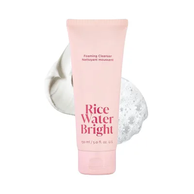 Rice Water Moisturizing Lotion for Adults Rice Bright Water Face Cleanser with Anti-Wrinkle Anti-Aging Features Skin Brightener