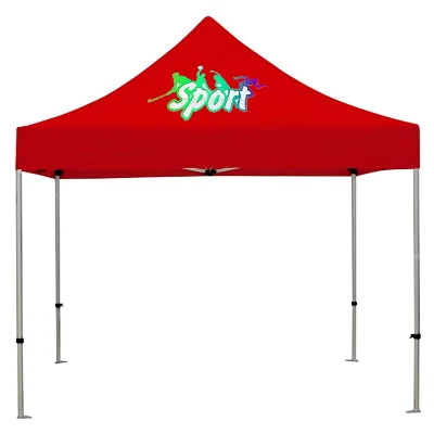 Custom All Printing Outdoor Activity Canopy Tent Foldable Aluminum Frame Trade Show Waterproof and Fireproof Fabric