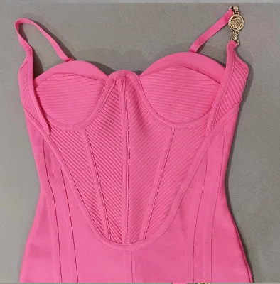 Customization Close Fitting Sexy Adjustable Strap Tube Plus Size Bodycon Tight Dresses Sexy Women Party Corset Dress