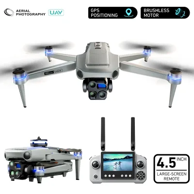 Hot Sale P50 1080P GPS Drone with Screen Remote Control HD Aerial Photography Brushless RC Drone for Outdoor Sports and Travel