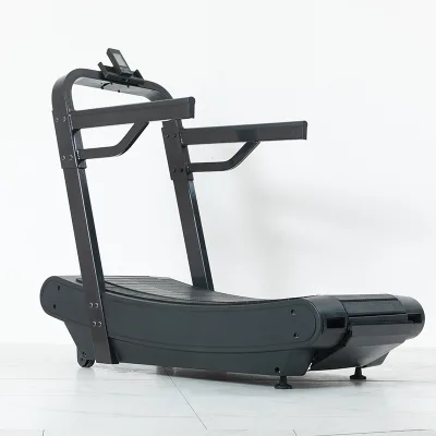 Wholesale Fitness Curved Running Machine with Ergonomic Design for Athletes and Commercial Use