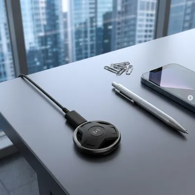 Type-C Rechargeable Smart Key Finder with Dual System Item Tracking and Flashlight