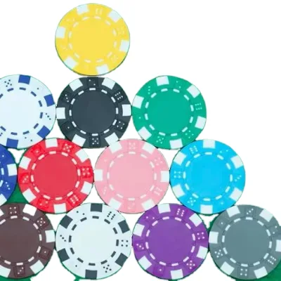 Custom Printing Cheap Plastic ABS Clay Poker Chip Royal ABS Casino Style American Collection Poker Set