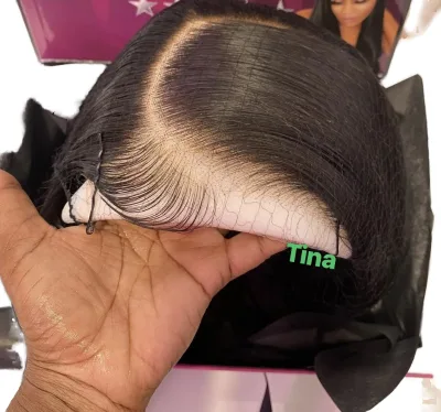 High Quality Non-Remy HD Lace Base Free Part Design Frontal Closure Film Glueless 180% Density Small Knots SexylaydHair Factory