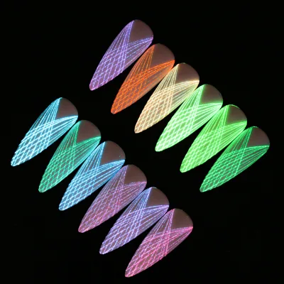 CAILI Newest Nail Art love Luxury Fluorescent Colors Glow in the Dark Spider Nail Art Gel Liner