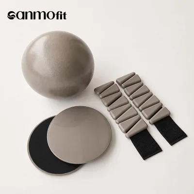 Custom Logo Pilates Ball Wrist Weights Sliders Set Factory Wholesale Adjustable Silicone Weighted Gear Low MOQ OEM for Brand