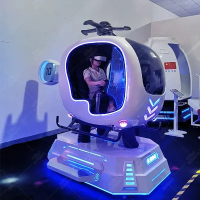 Money Making Game Vr Aircraft Equipment Vr Park Fighter Operation Experience Vr Equipment Helicopter 9D Game Simulator